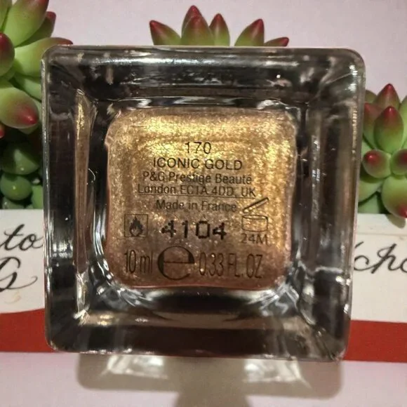 Gucci Bold High-Gloss Lacquer "Iconic Gold" 170 - NEW - Picture 2 of 2